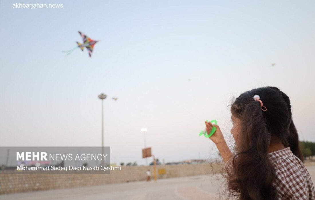 جشنواره بادبادکها در اهواز، تابلویی از شادی کودکان در هفته ملی کودک