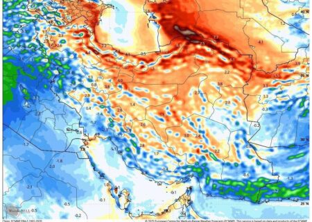 سامانه جدید بارشی یکشنبه وارد کشور می‌شود؛ خطر سرمازدگی باغ‌ها جدی است