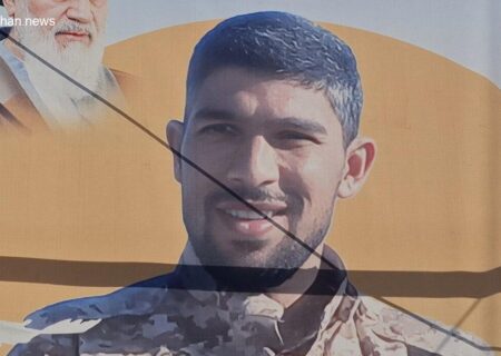 وداع باشکوه مردم شاهرود با پیکر مطهر سرباز شهید امنیت، مهدی مزینانیان