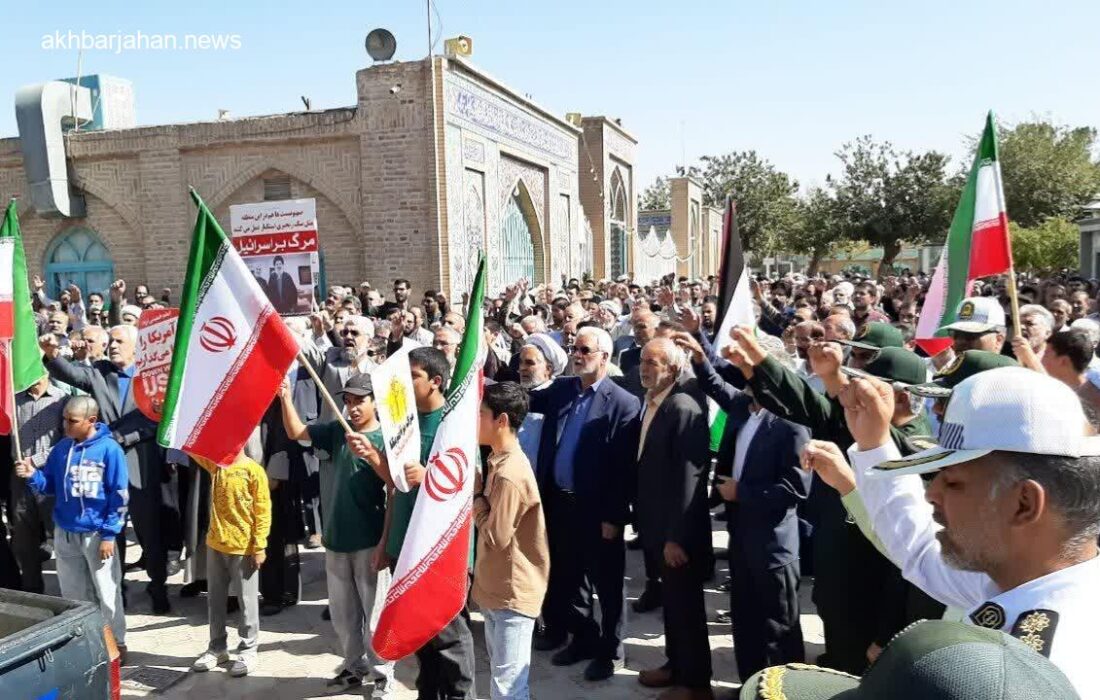برگزاری راهپیمایی با عنوان «بشارت نصر» در شهر کاشمر