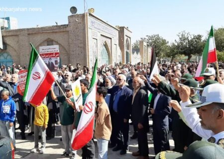 برگزاری راهپیمایی با عنوان «بشارت نصر» در شهر کاشمر