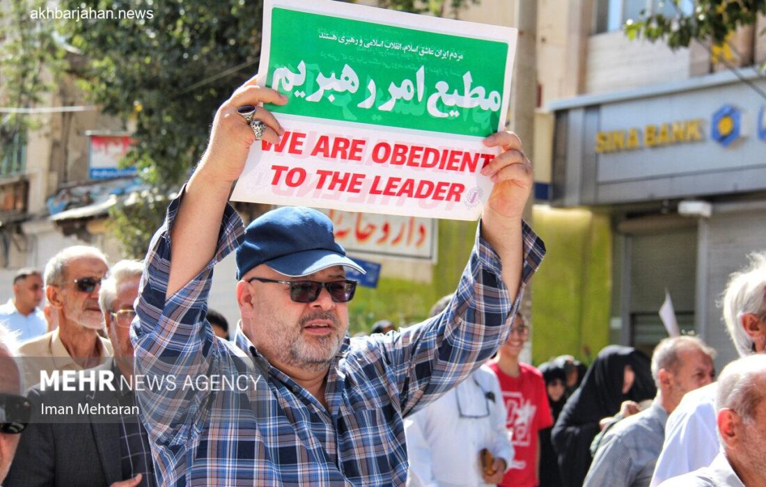 برگزاری راهپیمایی با عنوان «بشارت نصر» در کرمانشاه