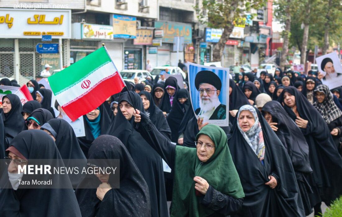 برگزاری باشکوه راهپیمایی «بشارت نصر» در شهر رشت