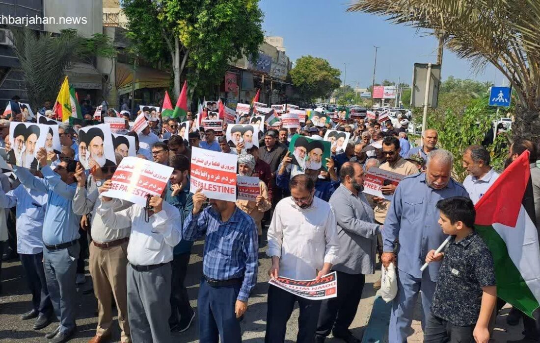 حضور پرشور مردم اسلامشهر در راهپیمایی حماسی «بشارت نصر»