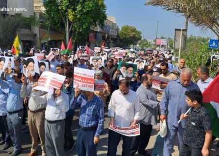 حضور پرشور مردم اسلامشهر در راهپیمایی حماسی «بشارت نصر»