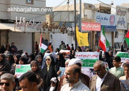 برگزاری باشکوه راهپیمایی بشارت نصر در جزیره قشم