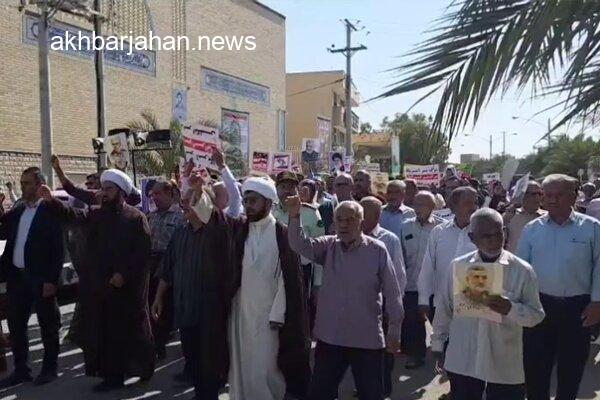 راهپیمایی «بشارت نصر» در شهرستان خور و بیابانک برگزار شد