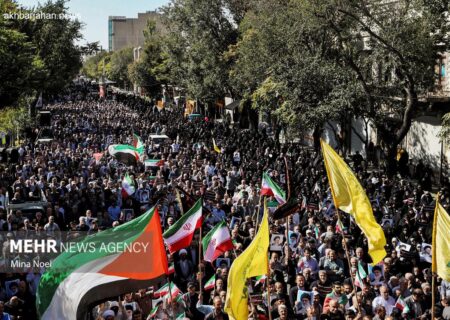 تبریز در استقبال از نصر الهی غرق در راهپیمایی باشکوه