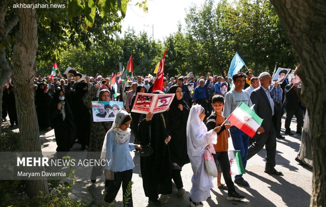 برگزاری راهپیمایی با عنوان «بشارت نصر» در بجنورد