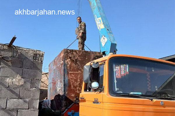 انهدام کارگاه غیرقانونی تولید زغال در کرمانشاه توسط نیروهای انتظامی