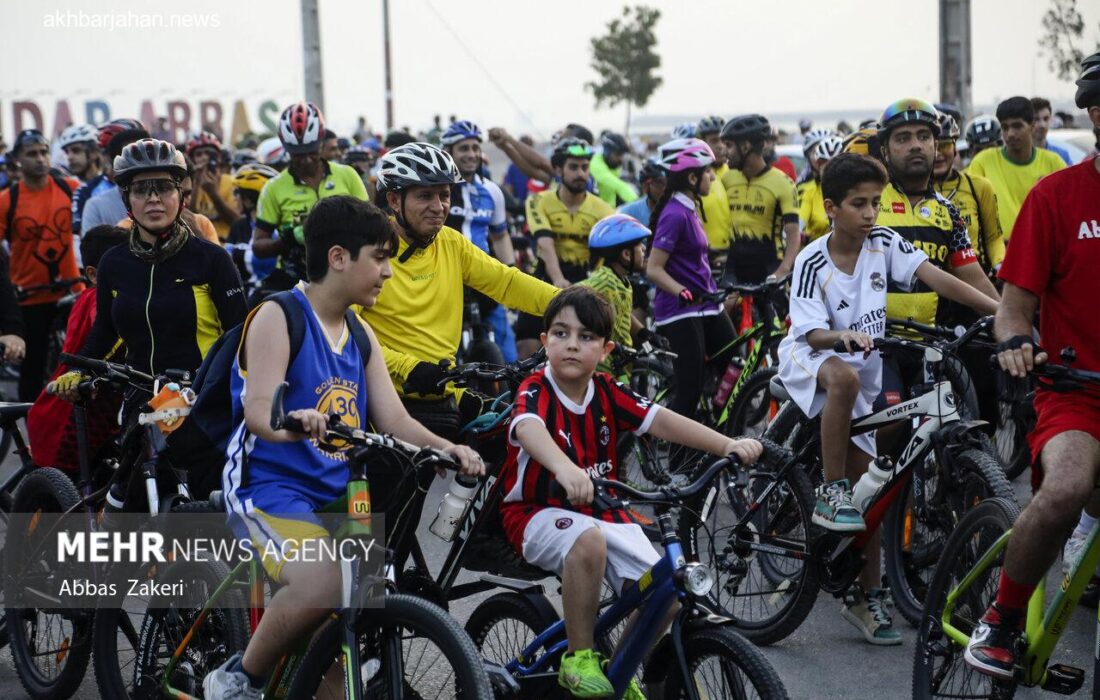برگزاری همایش بزرگ دوچرخه سواری در بندرعباس