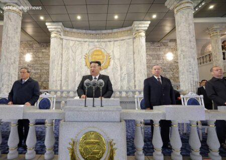 کیم از قوی‌ترین موشک قاره‌پیمای کره‌شمالی با حضور مدودف پرده برداشت