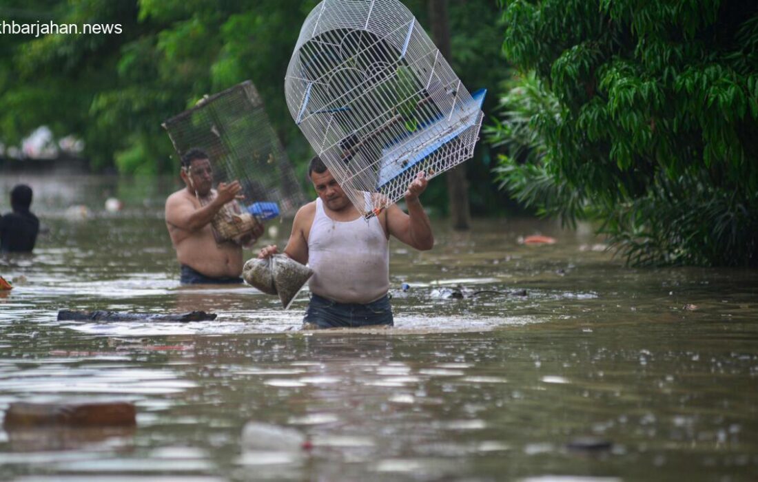 تلفات سنگین بارندگی در مکزیک؛ جان باختن دستکم ۲۸ نفر