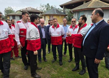 بازدید دبیرکل هلال احمر از اردوگاه چاف لنگرود