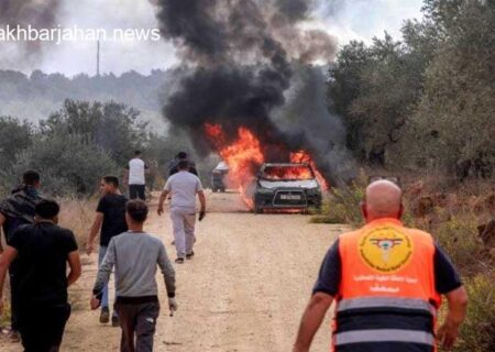 حمله شهرک‌نشینان به باغ‌های زیتون فلسطینی‌ها در کرانه باختری