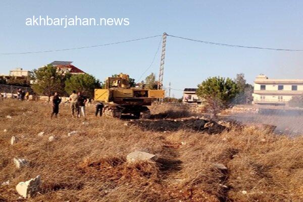 تداوم تجاوزات اسرائیل در جنوب لبنان: حمله پهپادی به یک دستگاه بولدوزر