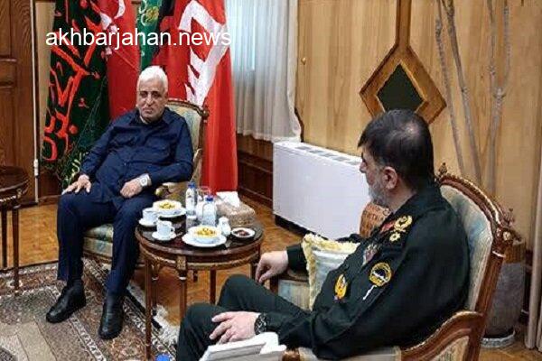 دیدار فالح الفیاض و سردار رادان: تحکیم روابط مرزی ایران و عراق