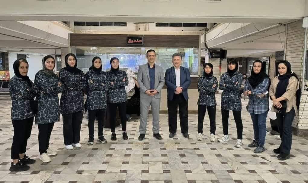 تیم کاراته بانوان کردستان عازم المپیاد استعدادهای برتر کشور شد