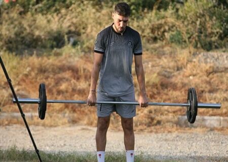 وینگر مراکشی استقلال با تمرینات ویژه بدنسازی آماده می‌شود