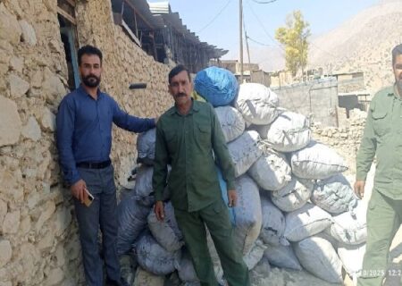 ضبط ۴۰۰ کیلو زغال چوب قاچاق در باشت