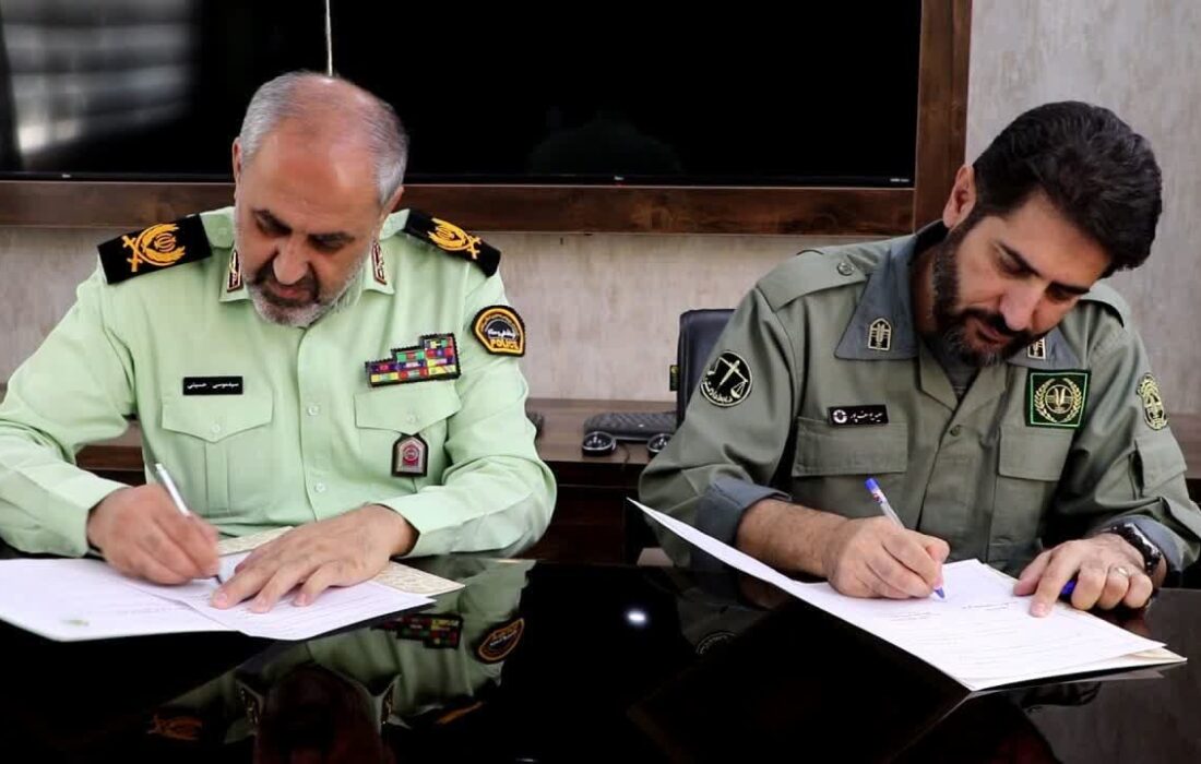 امضای توافقنامه محیط زیستی بین محیط زیست و ناجا سمنان