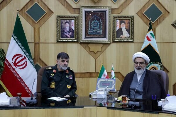 تأکید رئیس سازمان قضائی نیروهای مسلح بر نقش کلیدی فراجا در حفظ امنیت