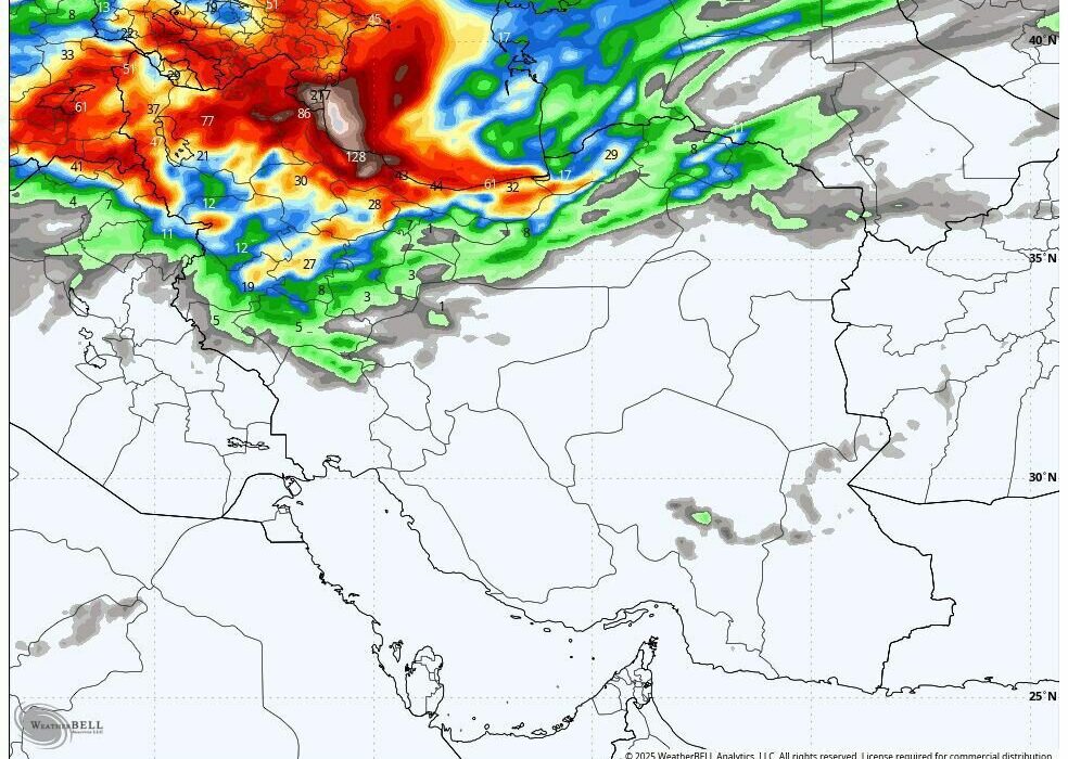 هواشناسی هشدار داد: بارشهای سیلآسا تا هفته آینده ادامه دارد