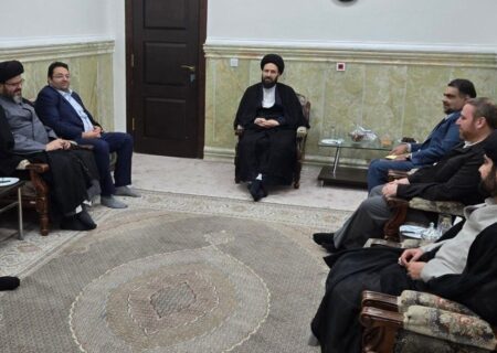 دیدار اعضای حزب نسل نو با حجت‌الاسلام سیدعلی خمینی