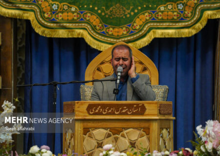 طنین دلنشین نوای قرآن کریم در بارگاه ملکوتی شاهچراغ (ع)