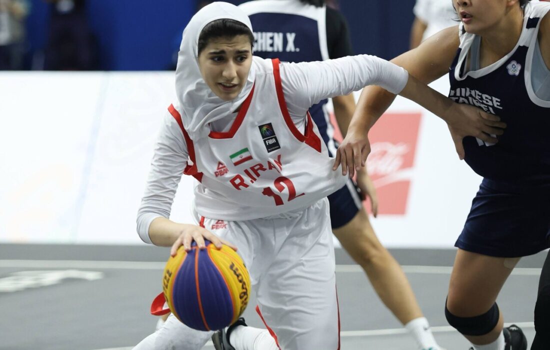 دختران بسکتبال ایران به مدال نقره رسیدند