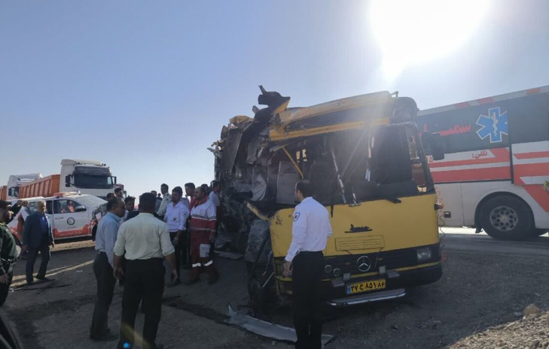 دستور فوری دستگاه قضا برای رسیدگی به حادثه مرگبار اتوبوس دانشجویان پیراپزشکی سرخه در استان سمنان