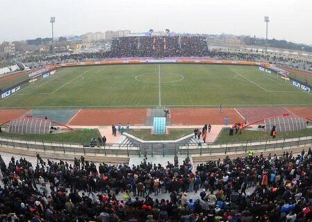 ورودی ورزشگاه شهر قدس در وضعیت عجیب؛ تماشا کنید