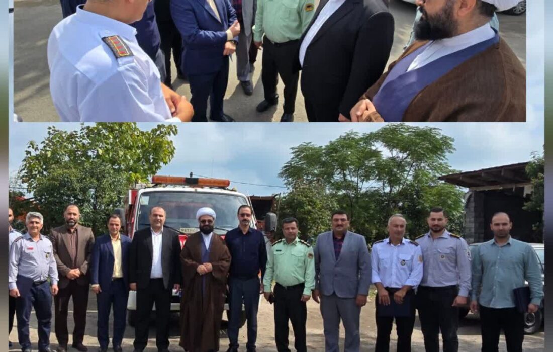 تقدیر از آتشنشانان فداکار شهرداری چاف و چمخاله