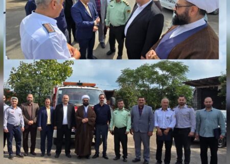 تقدیر از آتش‌نشانان فداکار شهرداری چاف و چمخاله