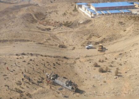 تصاویر جدید از محل حادثه دلخراش سقوط اتوبوس در محور دماوند-فیروزکوه