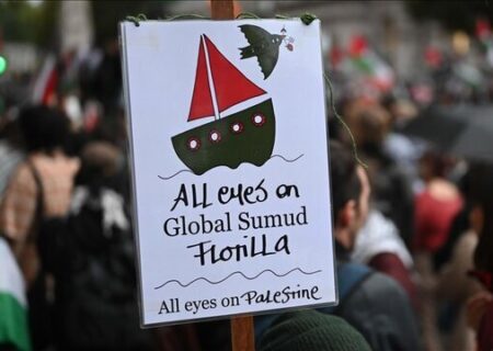 اعتراض هزاران اروپایی به توقیف ناوگان الصمود توسط اسرائیل