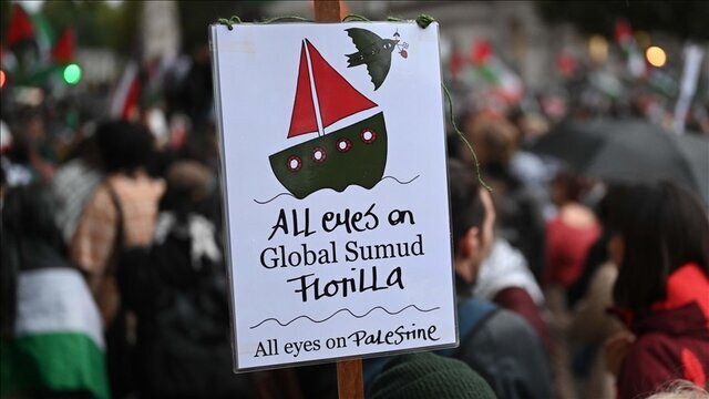 اعتراض هزاران اروپایی به توقیف ناوگان الصمود توسط اسرائیل