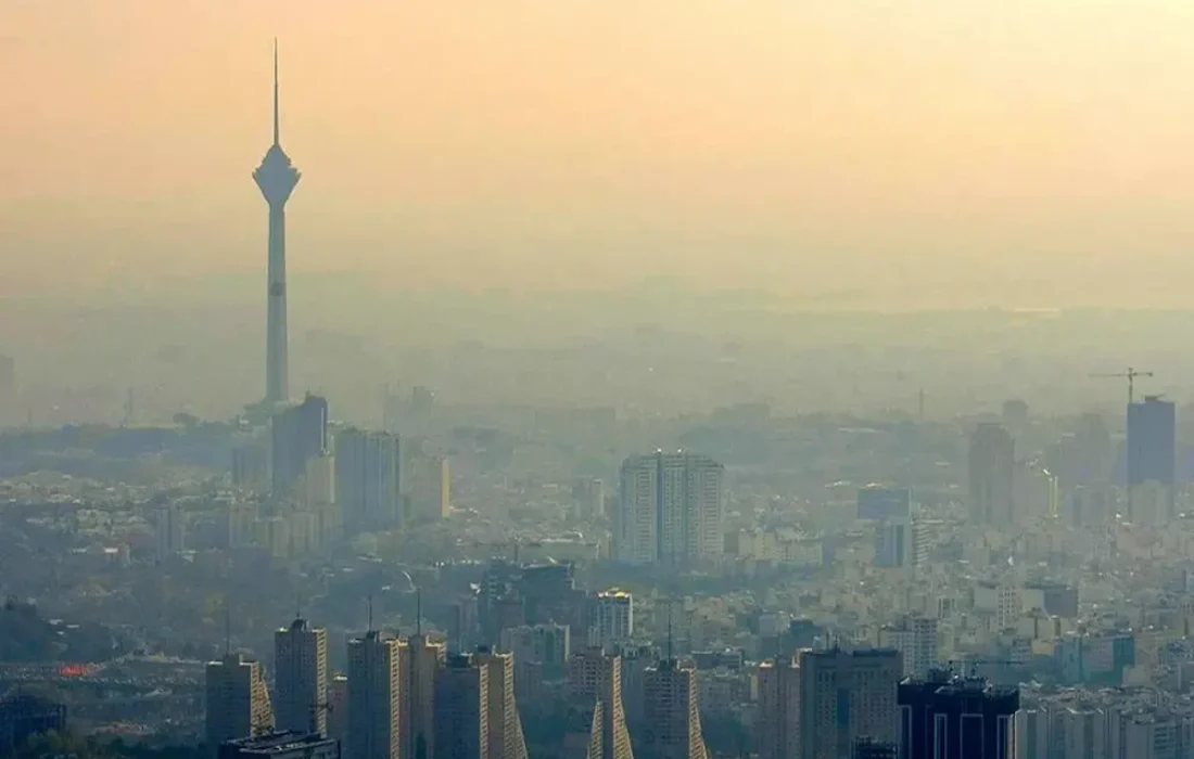 هوای تهران در وضعیت نارنجی و آلوده قرار دارد