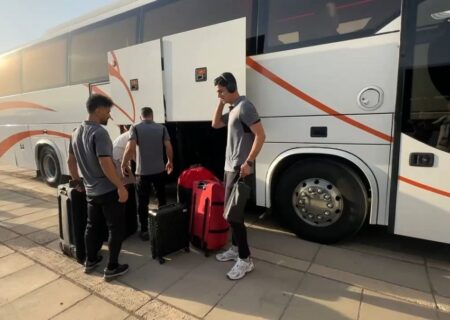 شب پر التهاب اتوبوس پرسپولیس در میان استقبال پرشور هواداران