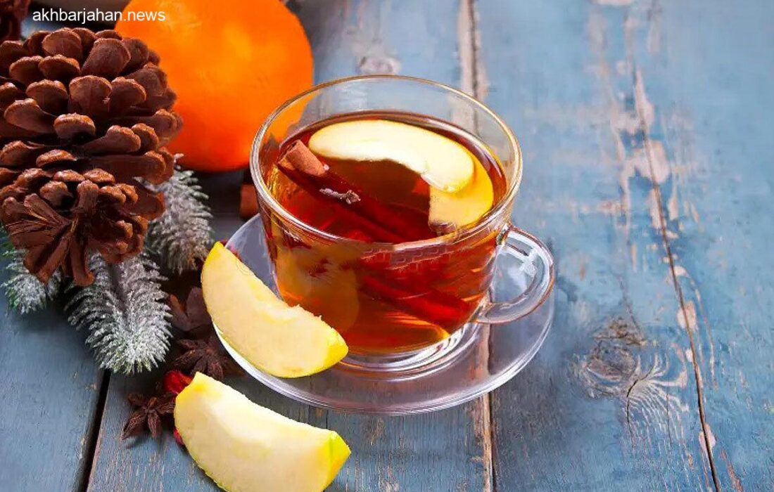 طرز تهیه دمنوش سیب و دارچین؛ نوشیدنی شفابخش برای مقابله با سرماخوردگی