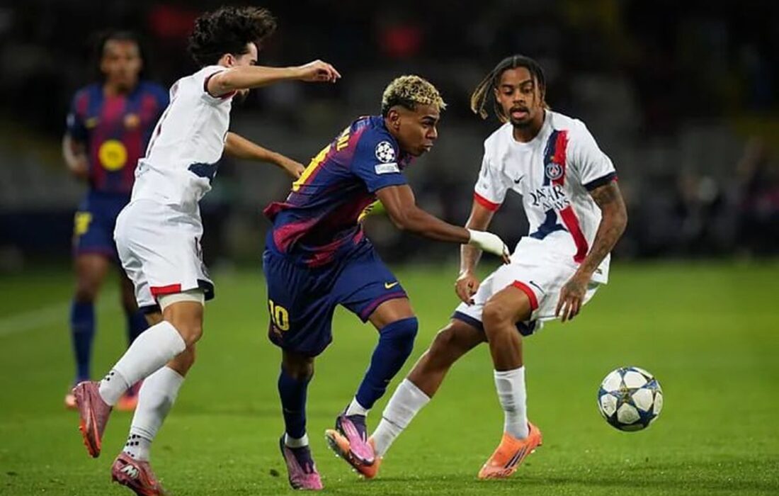 پیروزی پاری سن ژرمن مقابل بارسلونا؛ خلاصه دیدار با نتیجه 2-1