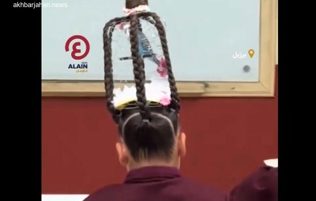 خلاقیت یک مادر، تبدیل موی دخترش به قفس پرنده تماشایی!