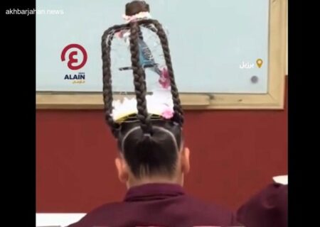 خلاقیت یک مادر، تبدیل موی دخترش به قفس پرنده تماشایی!