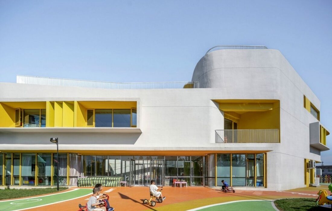 مهدکودکی با معماری الهامبخش، کودکان را به سوی آزادی و پرواز هدایت میکند