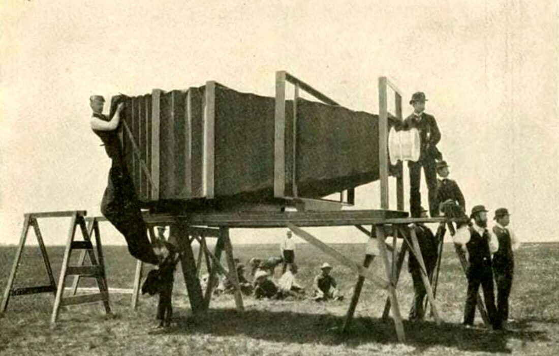 داستان جالب تولد بزرگترین دوربین عکاسی جهان در دل یک قطار