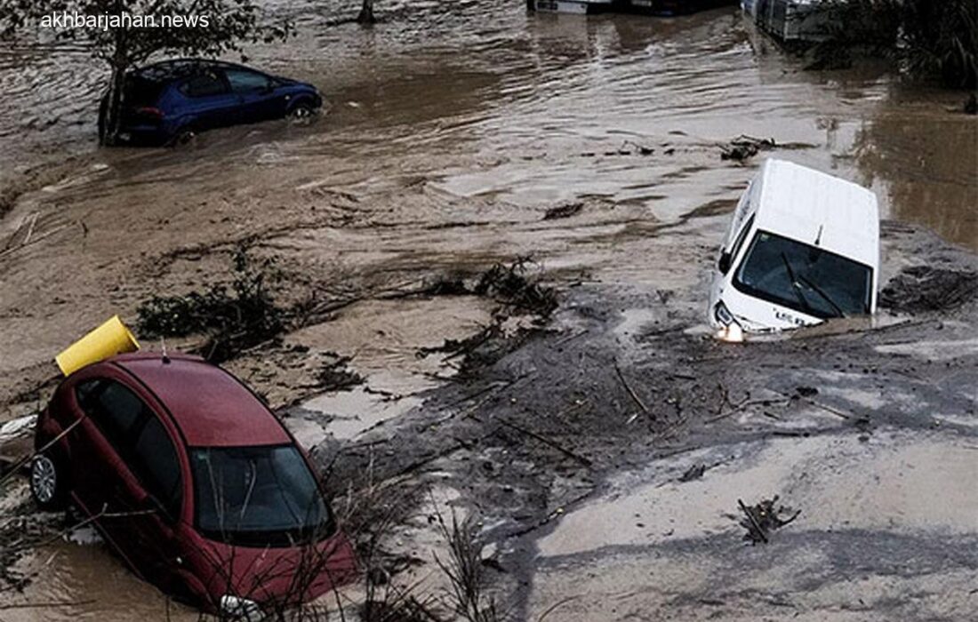 اسپانیا زیر سایه سنگین طوفان دانا آلیس