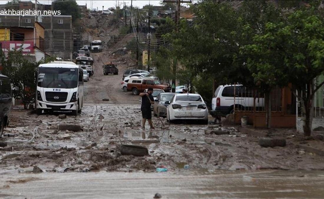 مرگ ۴۱ نفر و تخریب ۱۶ هزار خانه در پی جاری شدن سیل در مکزیک