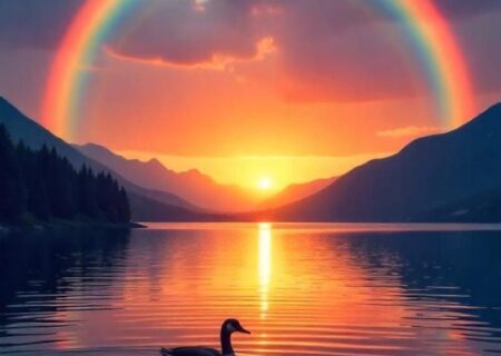 تعبیر خواب رنگین‌کمان: پلی از امید و معنویت در جهان رؤیا