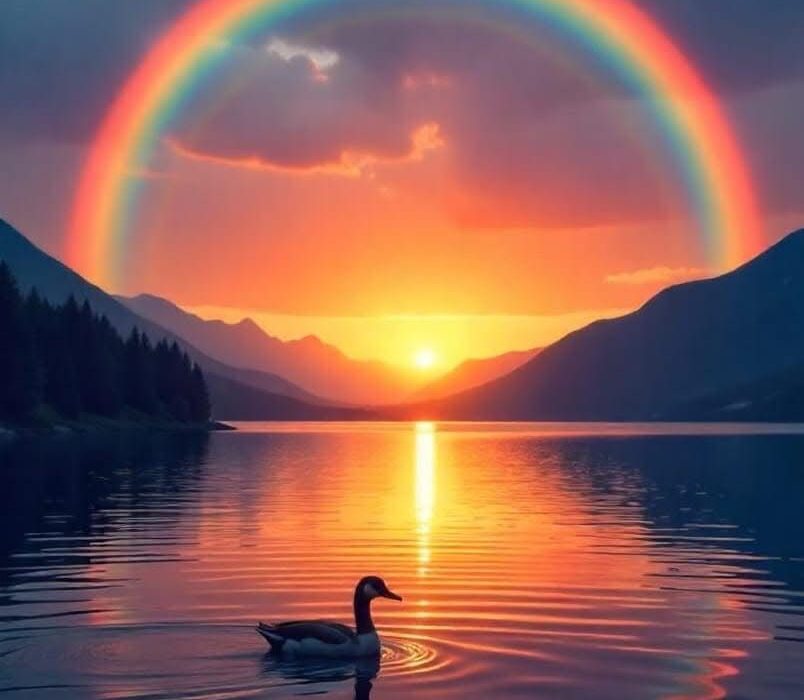 تعبیر خواب رنگینکمان: پلی از امید و معنویت در جهان رؤیا