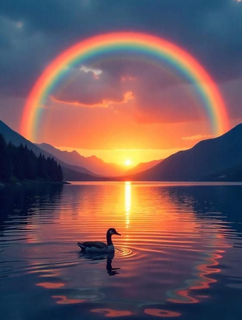 تعبیر خواب رنگین‌کمان: پلی از امید و معنویت در جهان رؤیا